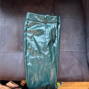 7 of all mankind Faux Leather Wide Leg Pant 
Size XS - NWT